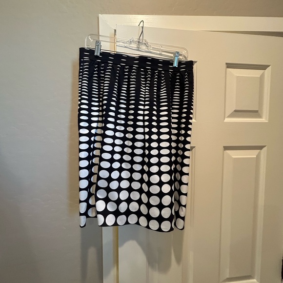 J. Crew Polka Dot A-Line Skirt with Pockets, Size 12 - Picture 5 of 5